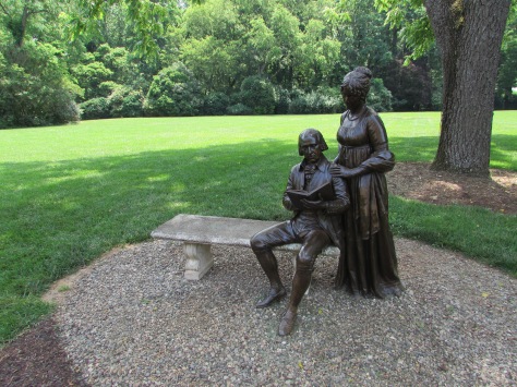 Statue of James and Dolley Madison Orange Virginia
